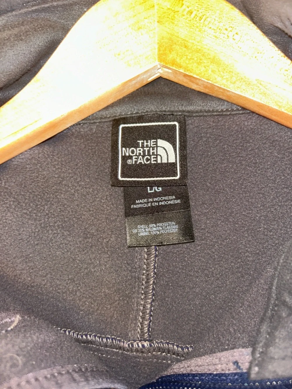 North Face Apex Blue Vest Large